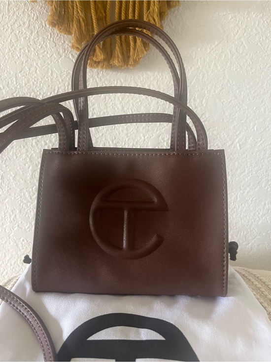 Telfar Handbags - Telfar Chocolate Mini Shopping Bag